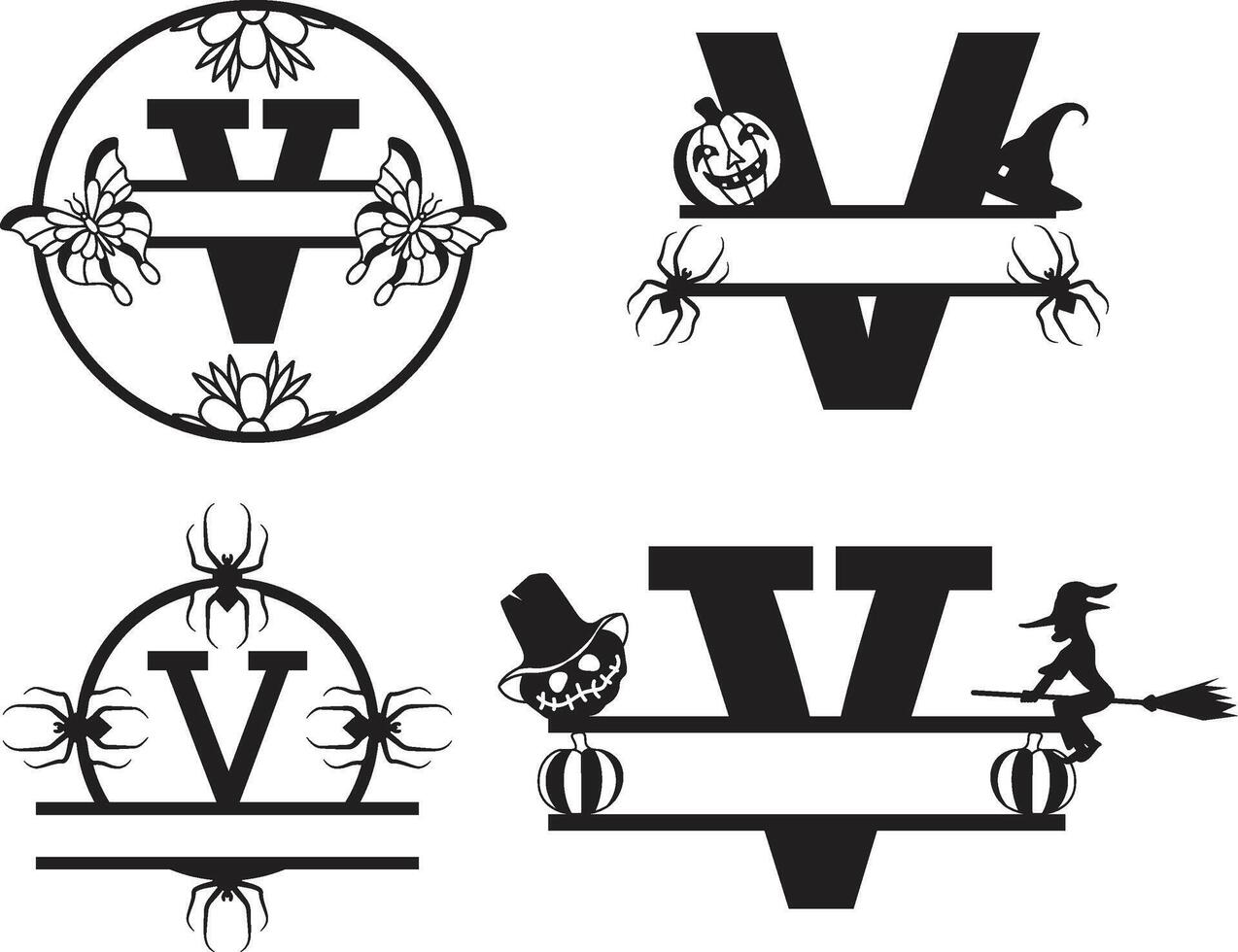 laser besnoeiing alfabet monogram brief naam teken vector