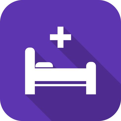 Vector bed pictogram