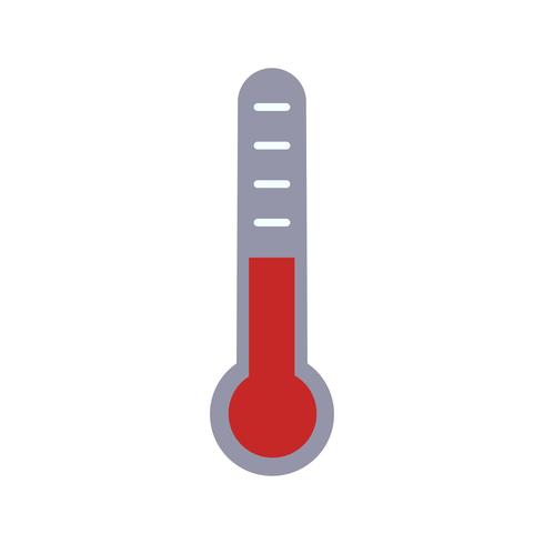 Vector thermometer pictogram