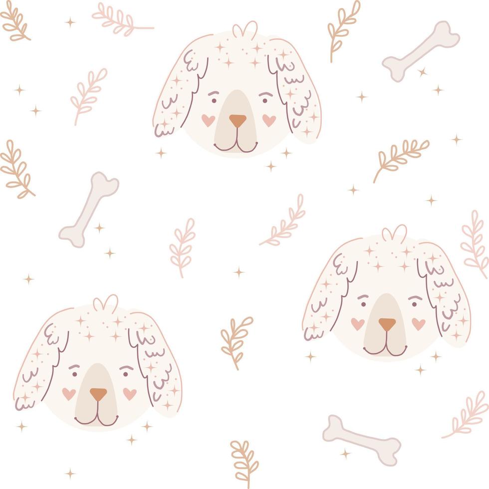 boho dieren hoofd vector