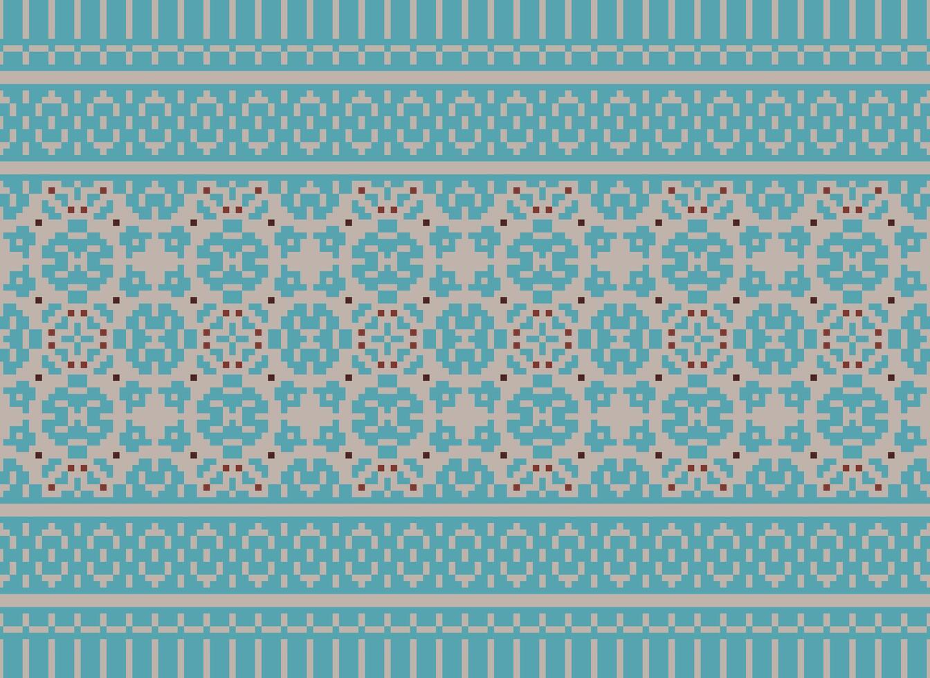 een mooi textiel digitaal ontwerp reeks van damast mughal paisley sier- ikat etnisch kruis steek patroon decor grens retro luxe stijl behang geschenk kaart kader voor Dames kleding voorkant terug dupatta vector