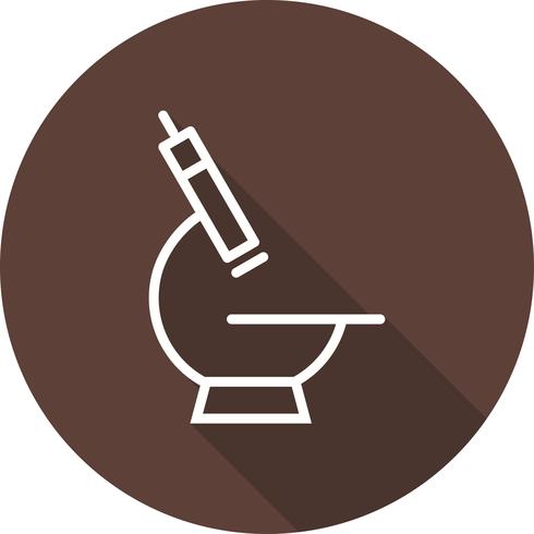 Vector microscoop pictogram