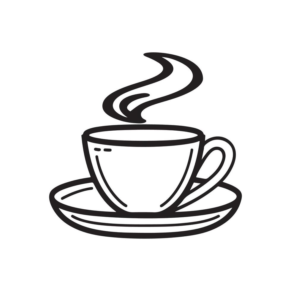 koffie kop icoon vector kunst, pictogrammen