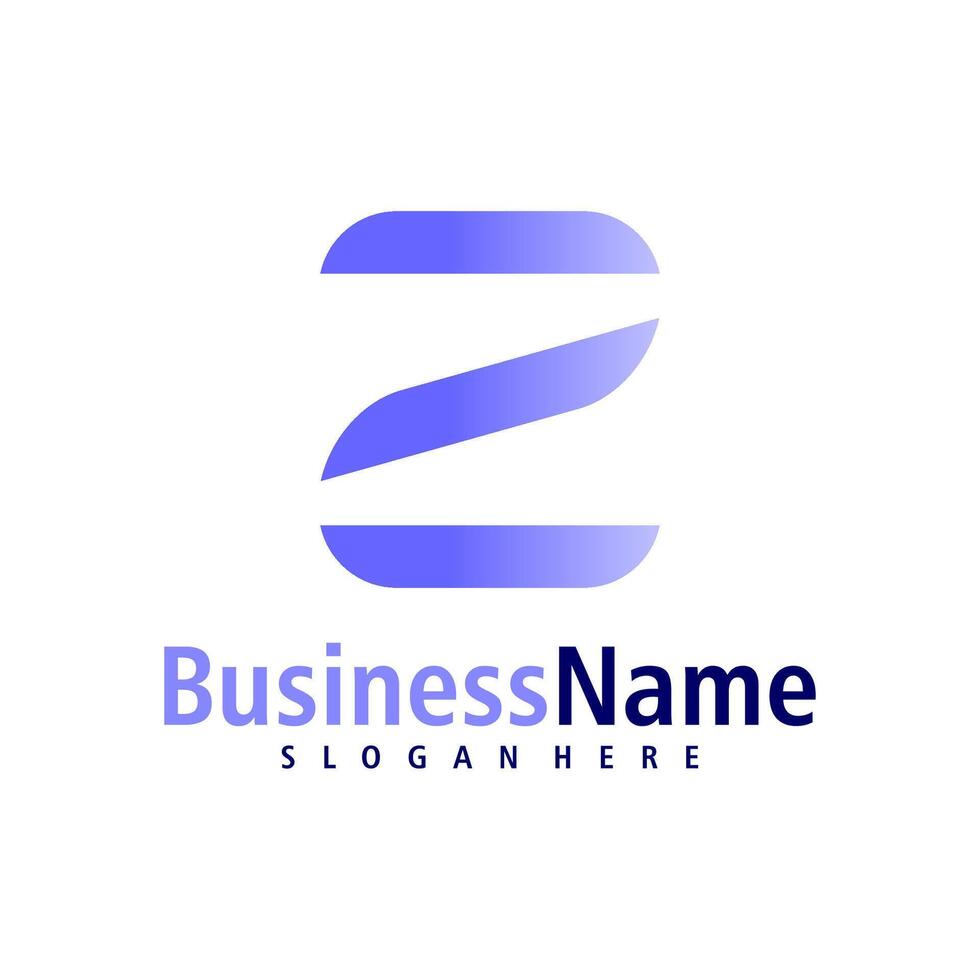 brief z logo ontwerp vector. creatief eerste z logo concepten sjabloon vector