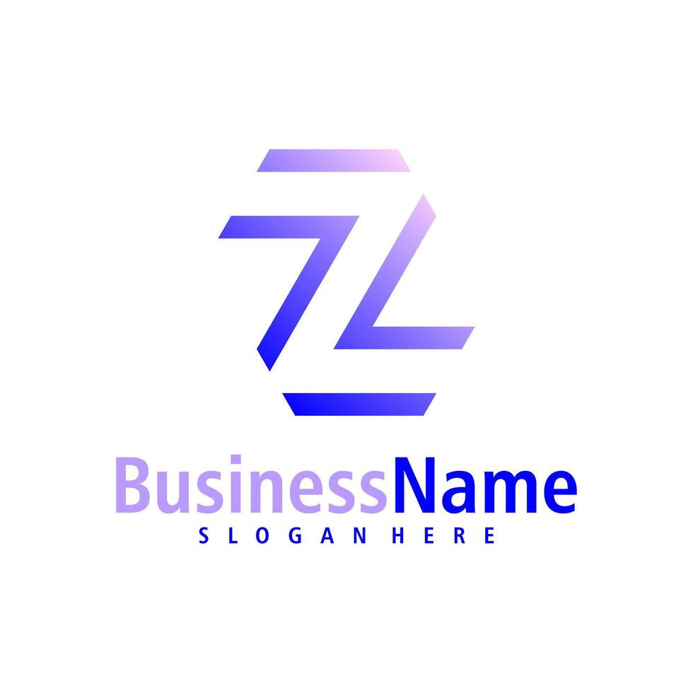 brief z logo ontwerp vector. creatief eerste z logo concepten sjabloon vector