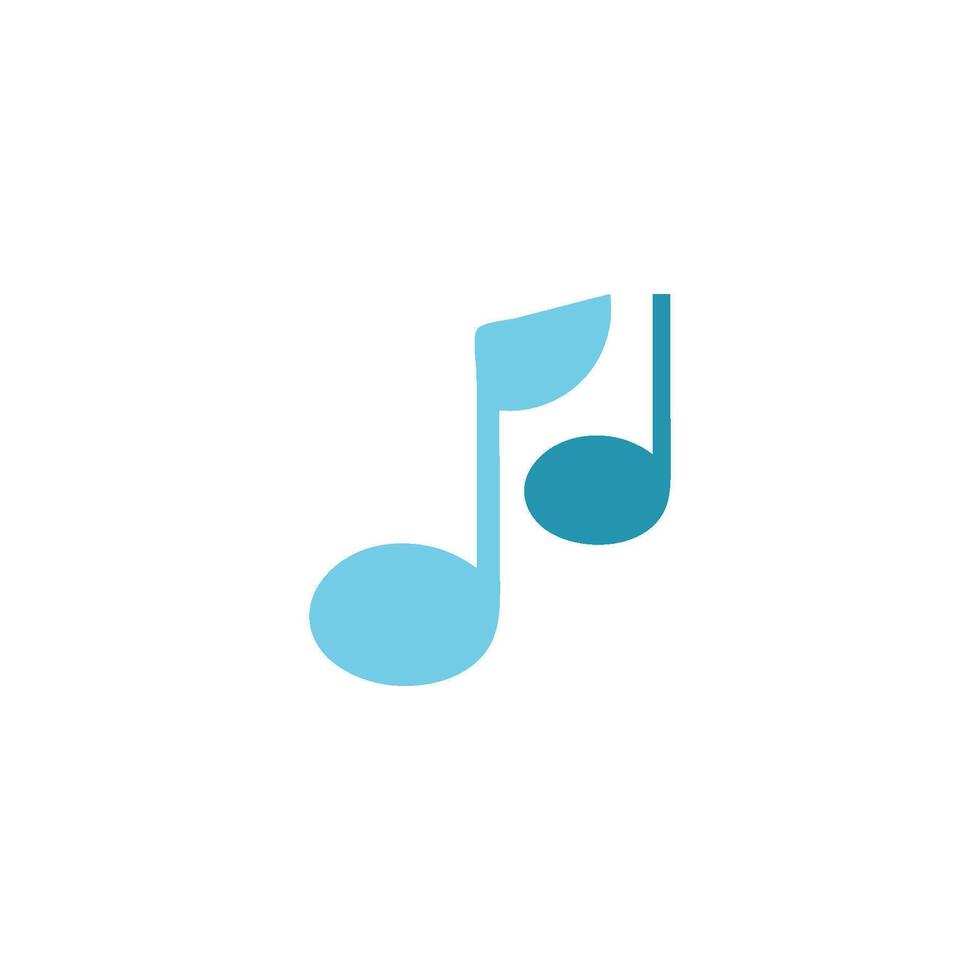 muziek logo vector