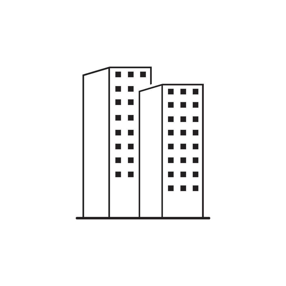 skyline van de stad logo vector