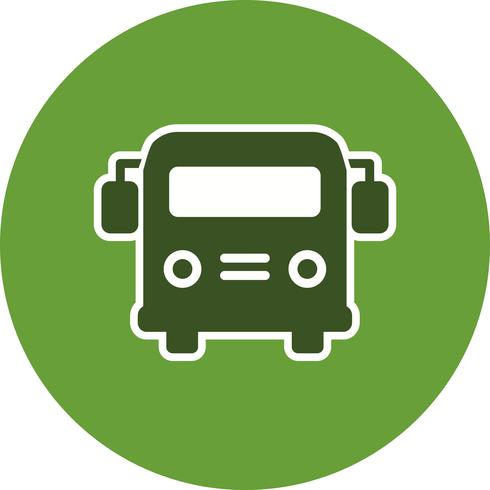 Vector schoolbus pictogram