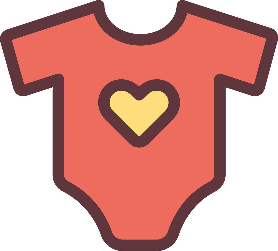 baby bodysuit vector icoon