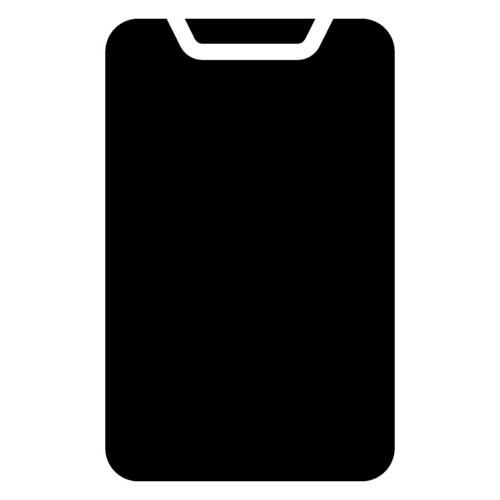 smartphone glyph-pictogram vector