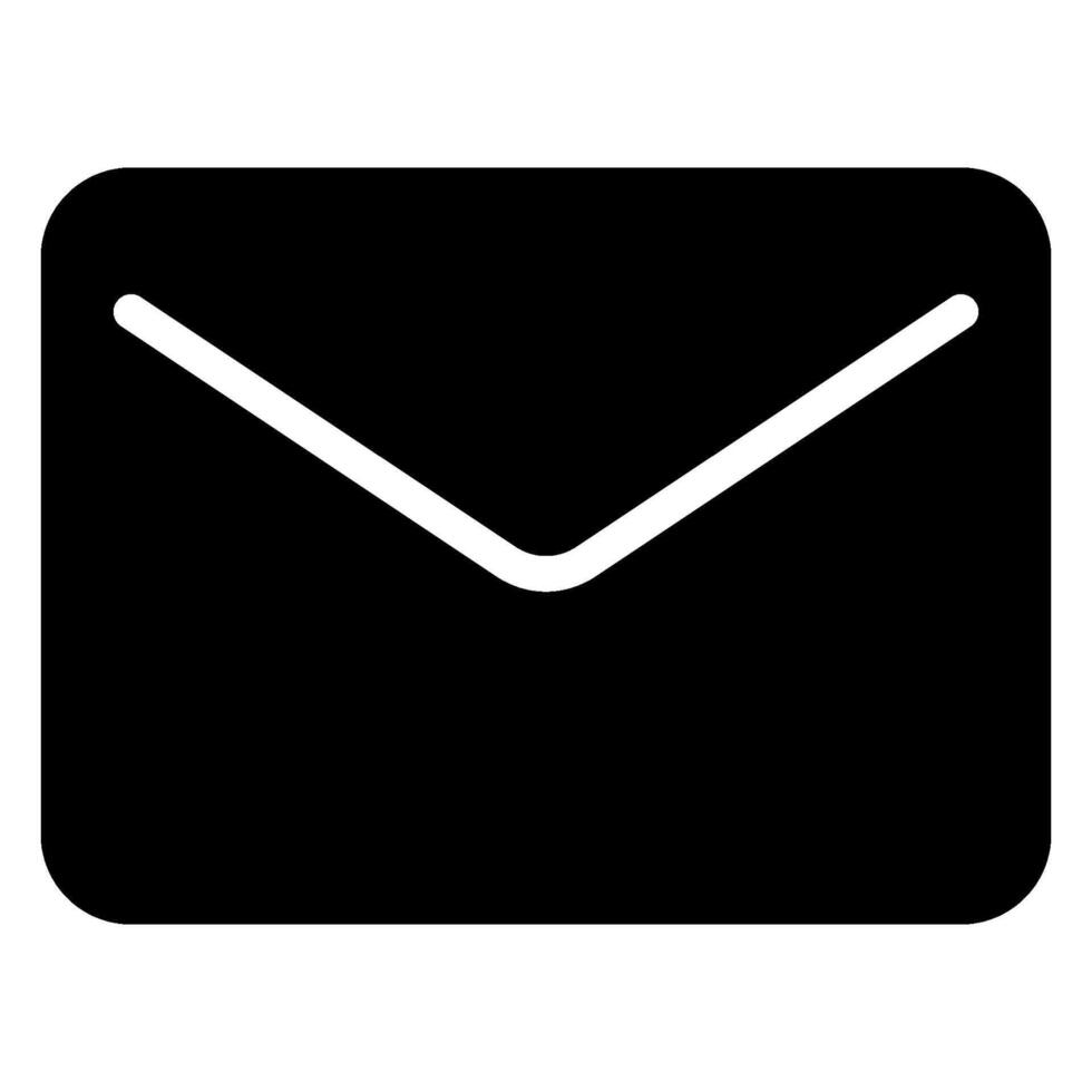 e-mail glyph-pictogram vector