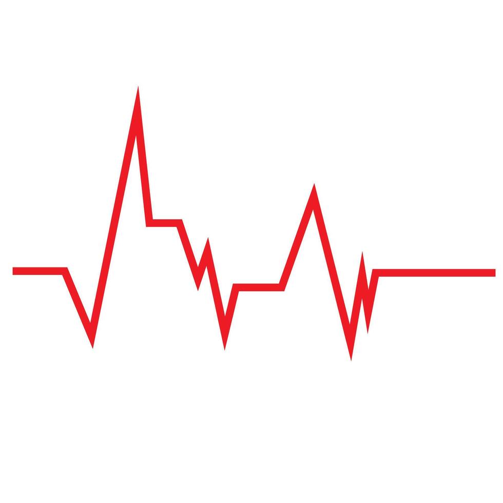 hart ritme pulse logo vector