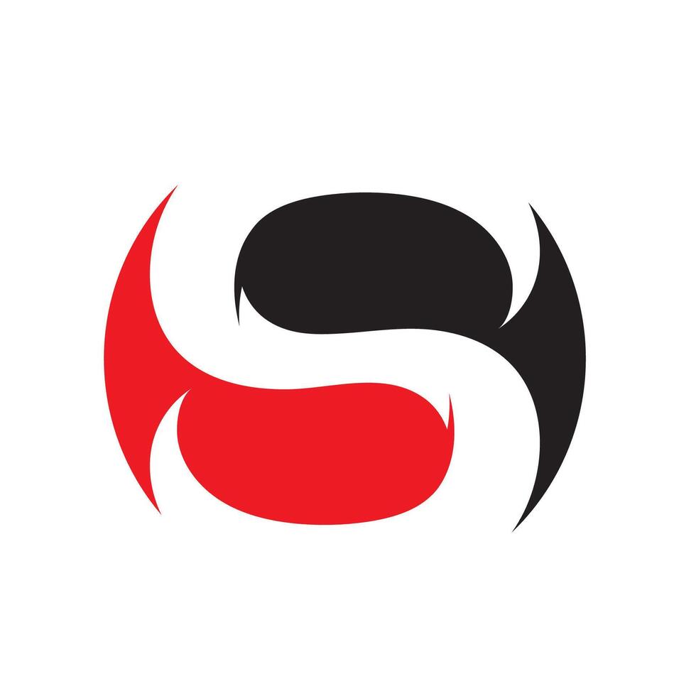 letter s logo pictogram ontwerpsjabloon elementen vector