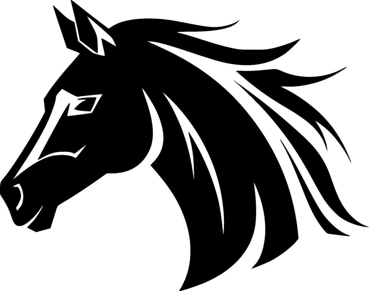 paard - hoog kwaliteit vector logo - vector illustratie ideaal voor t-shirt grafisch