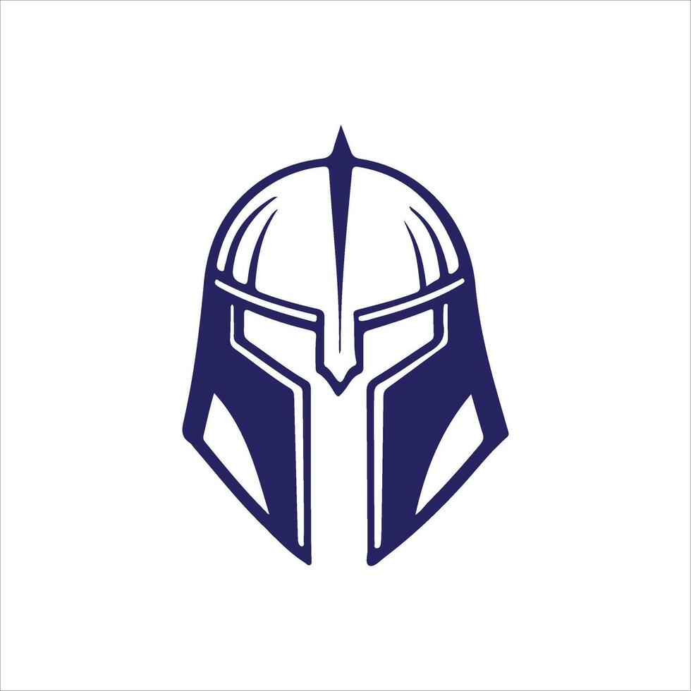 vector spartaans helm logo sjabloon