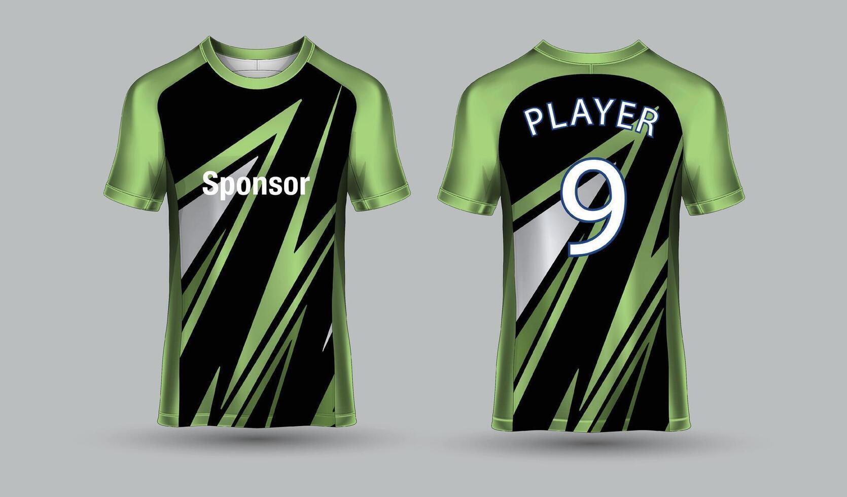 voetbal Jersey ontwerp, gaming t overhemd Jersey sjabloon vector