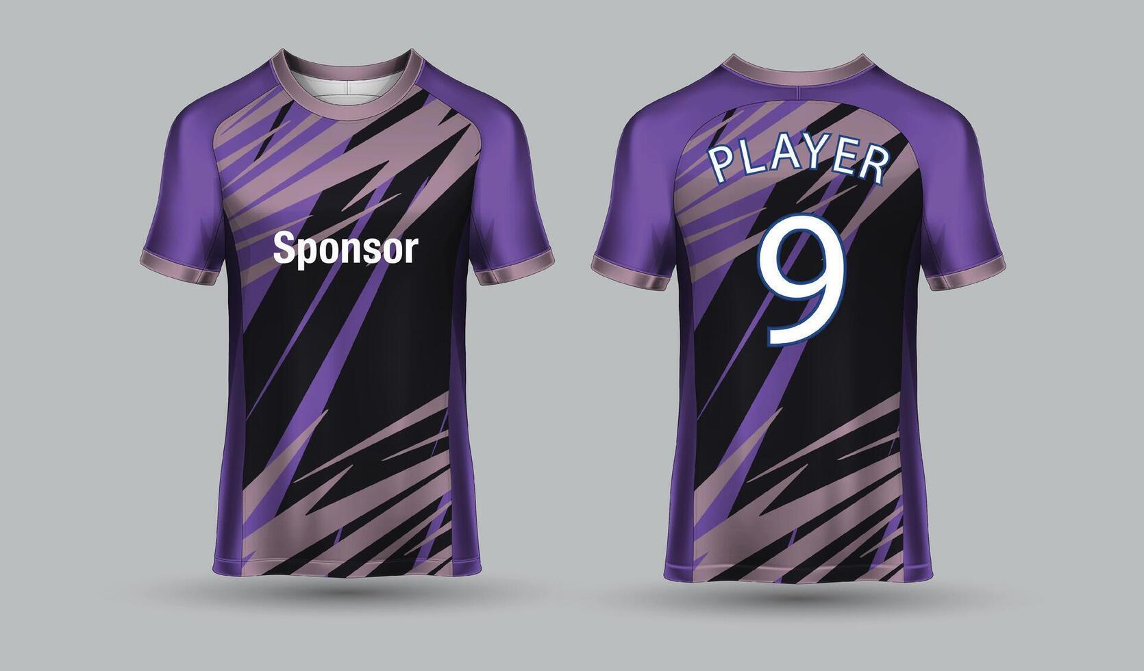 voetbal Jersey ontwerp, gaming t overhemd Jersey sjabloon vector