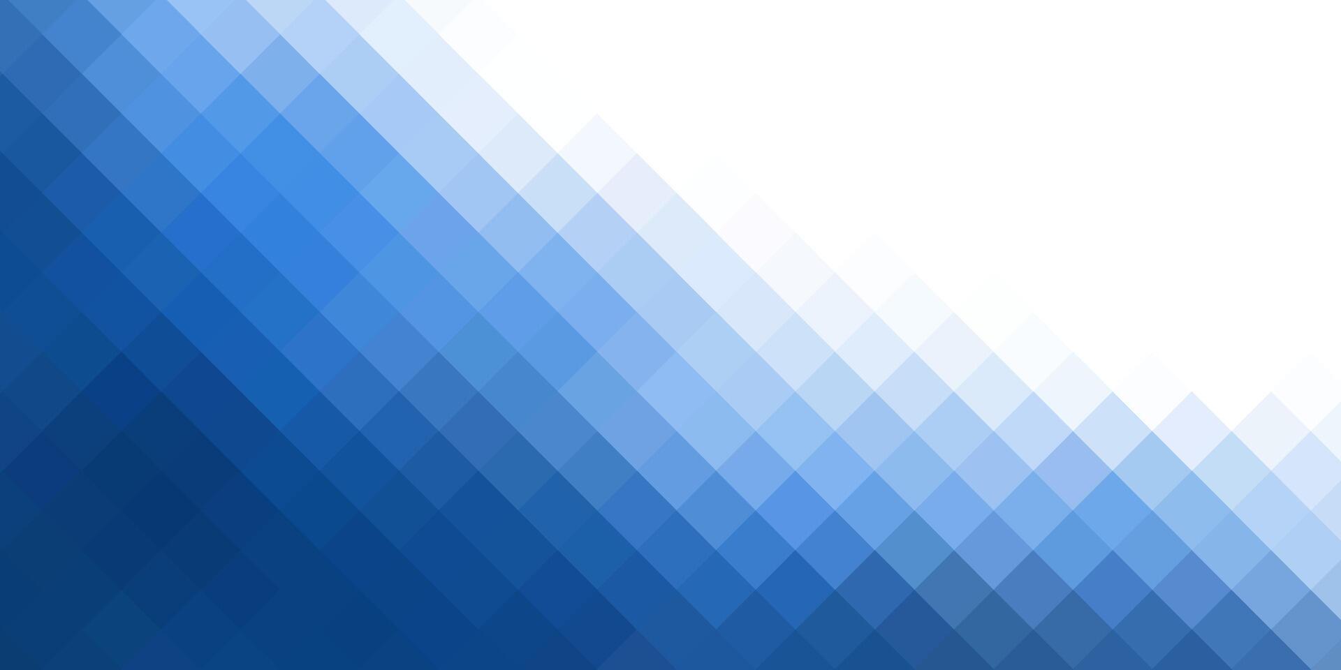 abstract blauw en wit pixelatie achtergrond vector