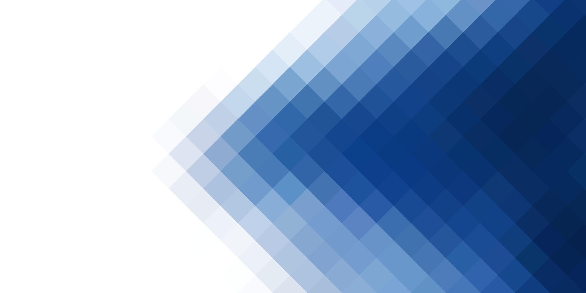 abstract blauw en wit pixelatie achtergrond vector