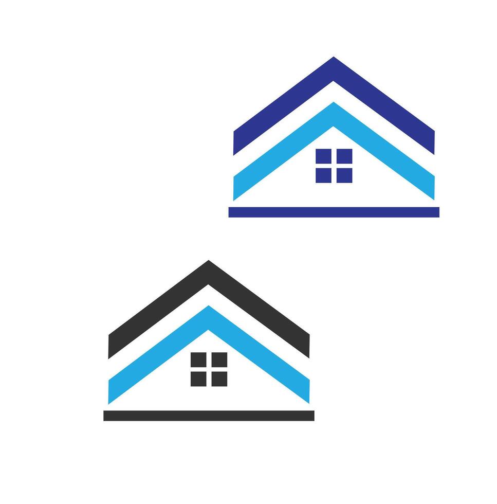 huis logo.eenvoudig en elegant echt landgoed logo ontwerp sjabloon voor uw bedrijf. vector