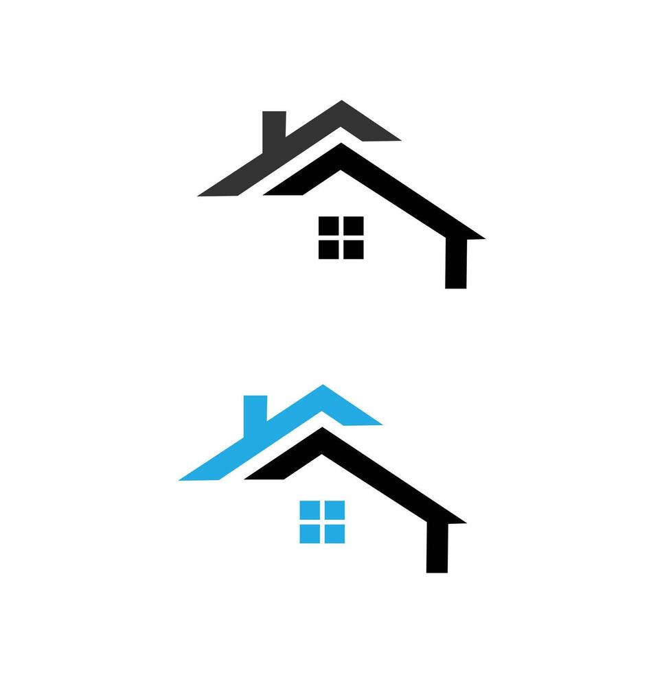 huis logo.eenvoudig en elegant echt landgoed logo ontwerp sjabloon voor uw bedrijf. vector