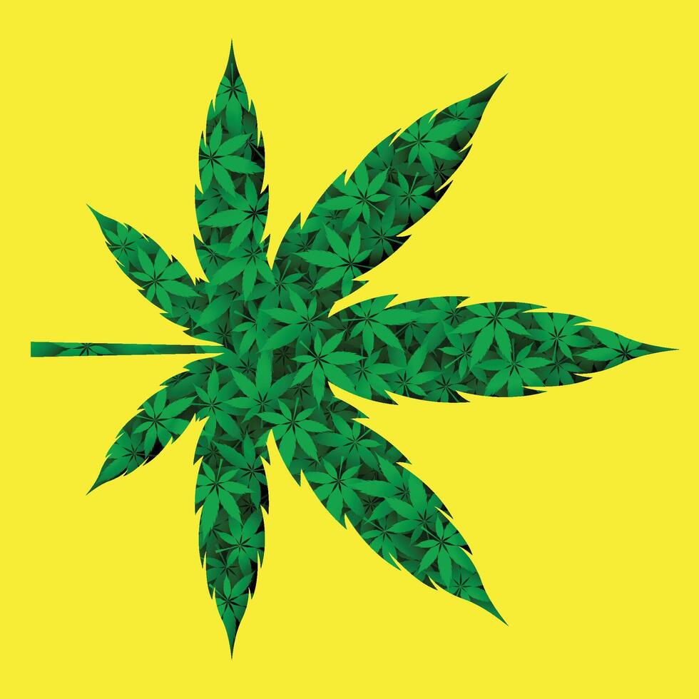 groen marihuana blad vector vector marihuana blad achtergrond beeld marihuana blad illustratie
