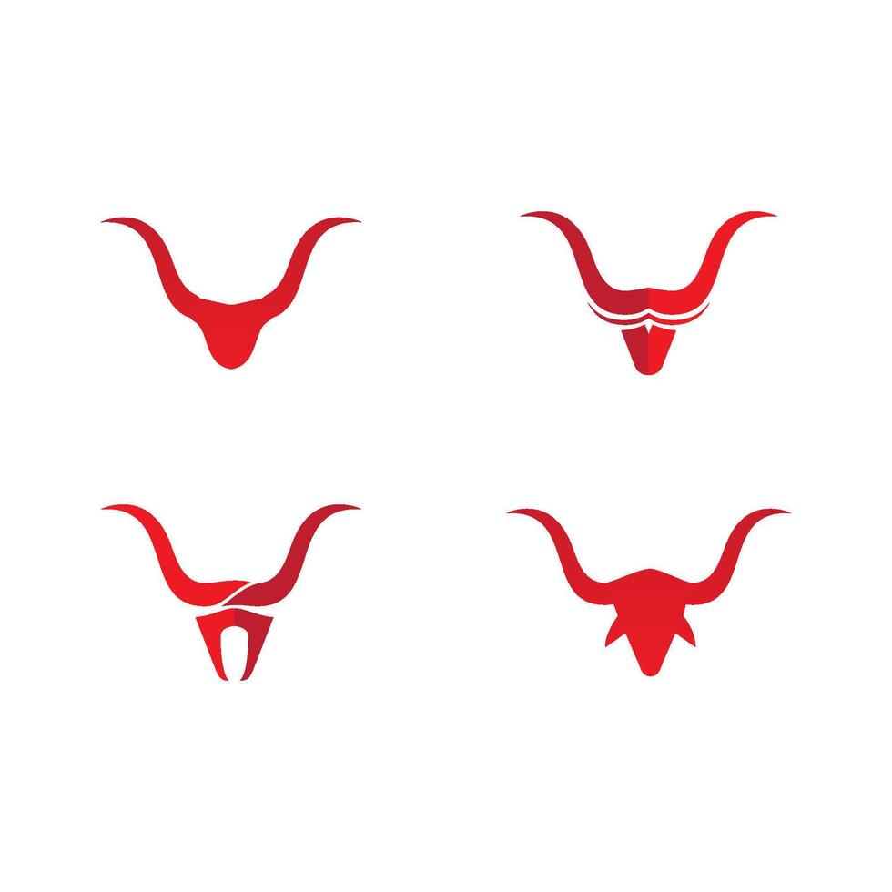 Stier logo icoon vector