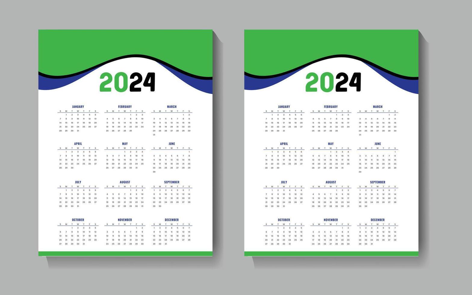 creatief muur kalender ontwerp teamplaat vector