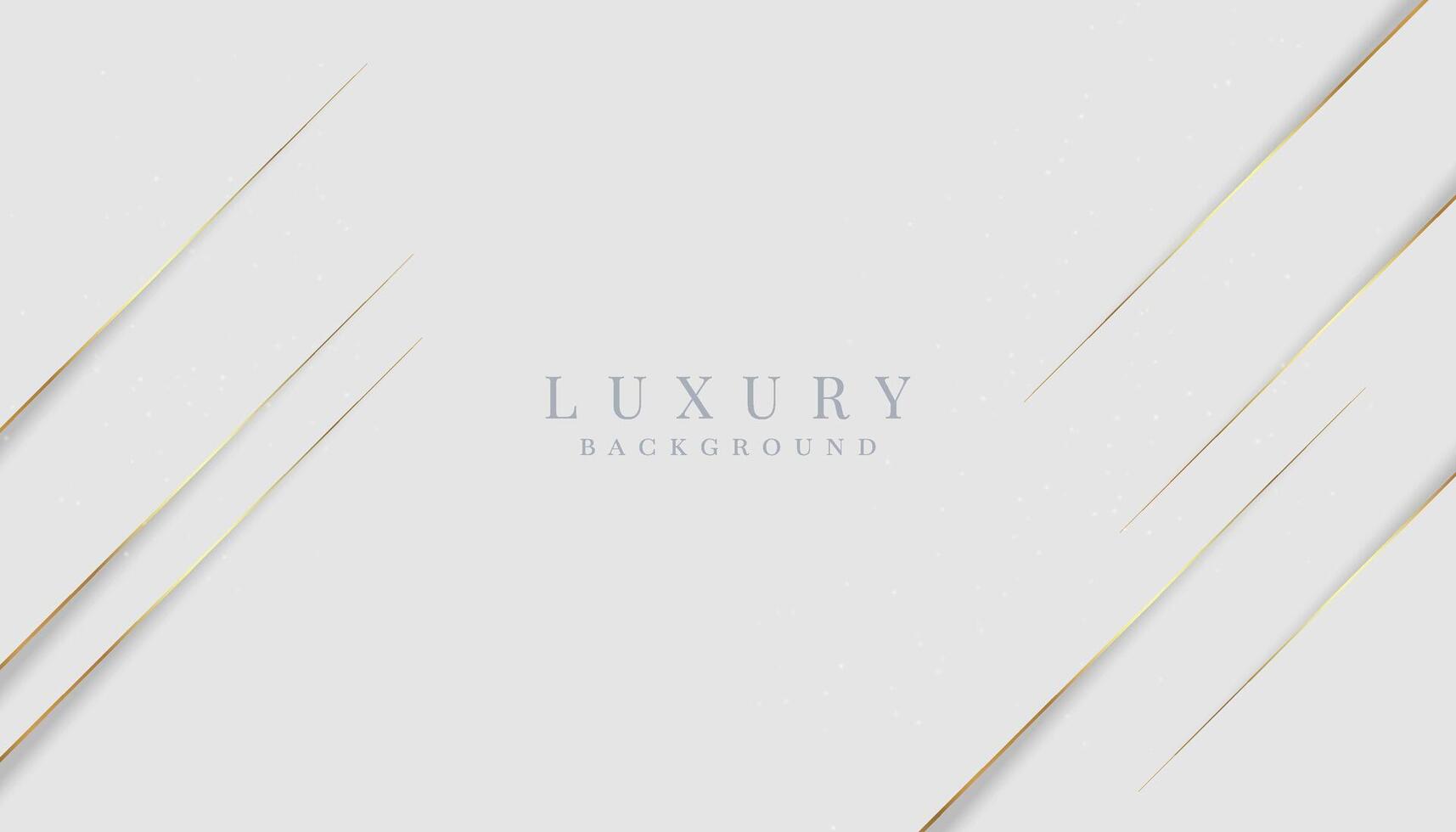 luxueus wit achtergrond met sprankelend goud en schitteren. modern elegant abstract achtergrond vector