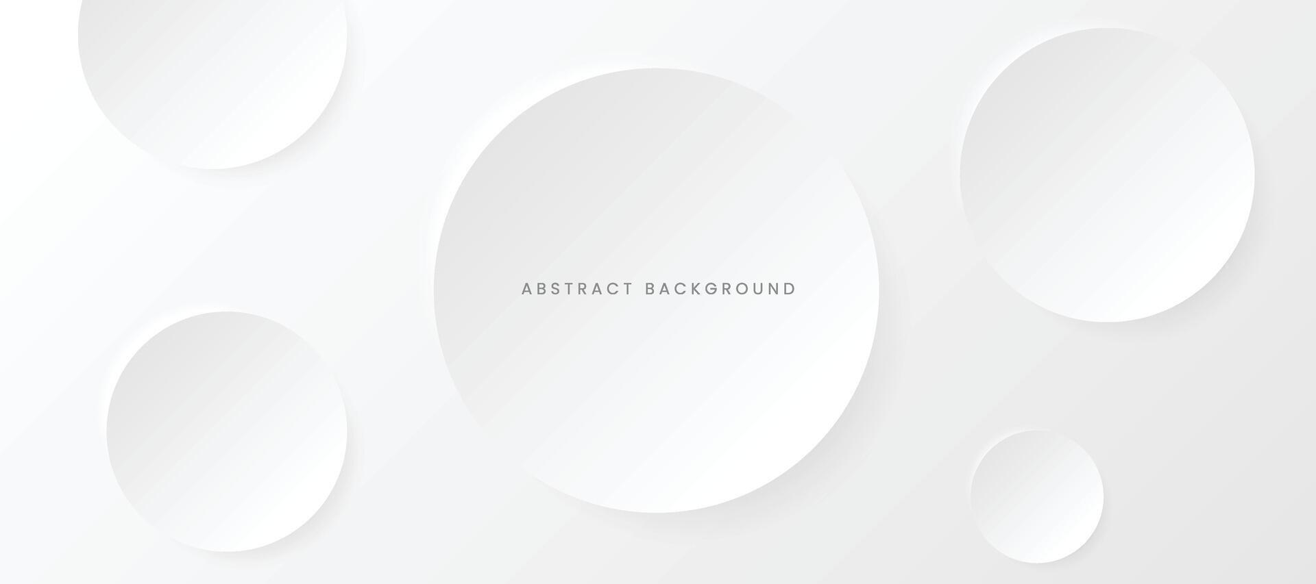 modern abstract licht minimaal achtergrond cirkel vorm ontwerp vector