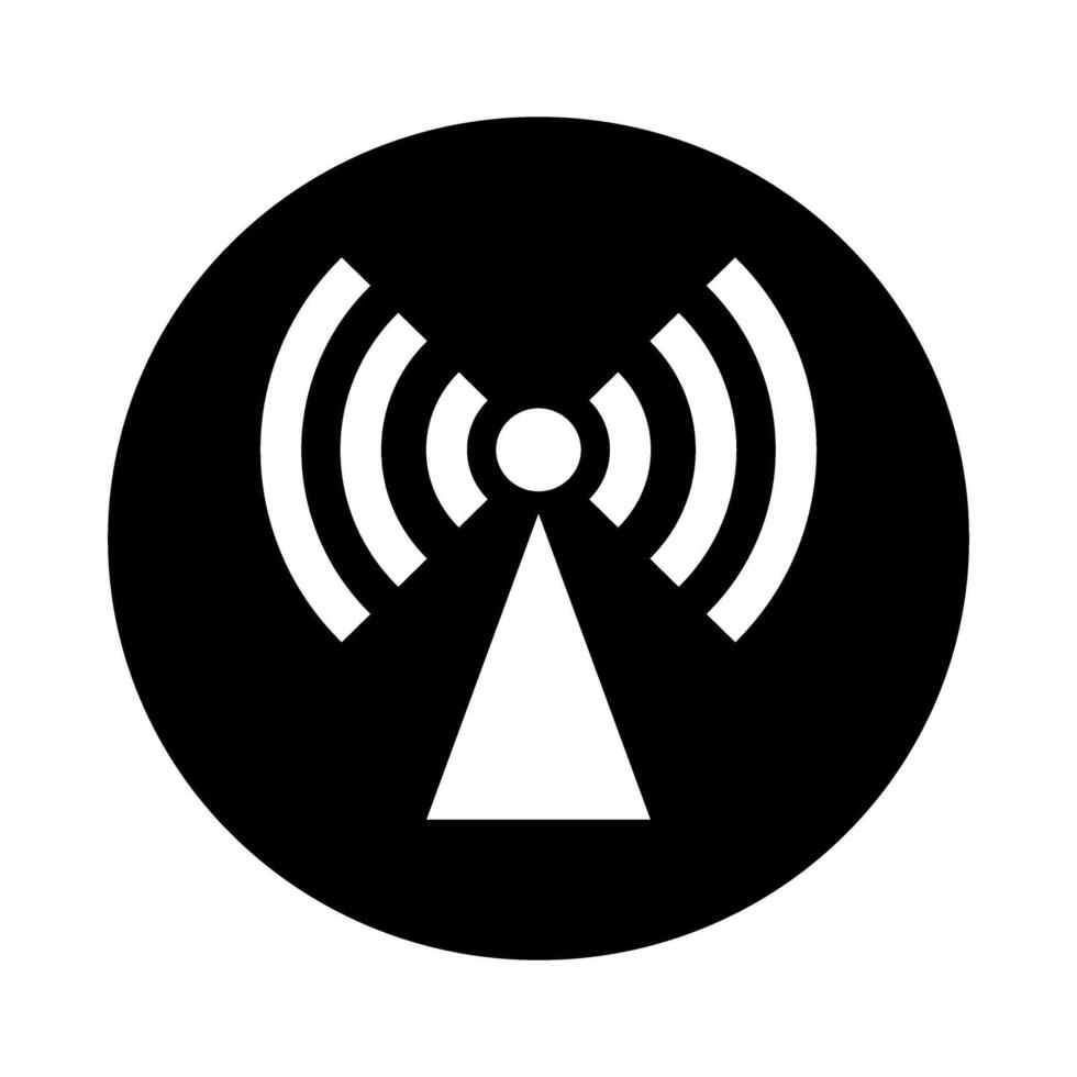 signaal icoon vector. Wifi illustratie teken. antenne en satelliet signaal symbolen. draadloze logo. vector