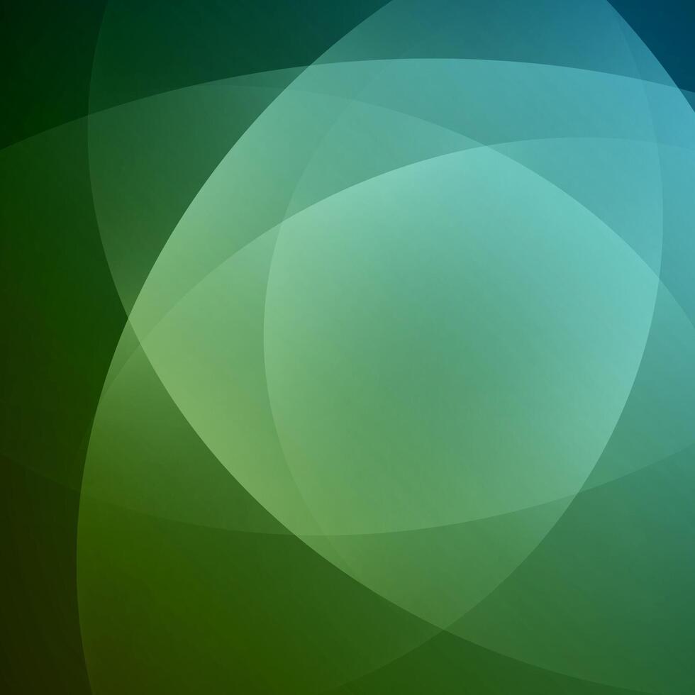 groen abstract achtergrond met overlappende cirkels vector