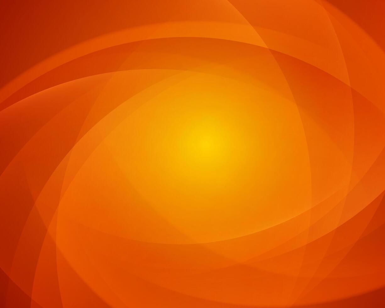 warm oranje abstract achtergrond met overlappende cirkels vector