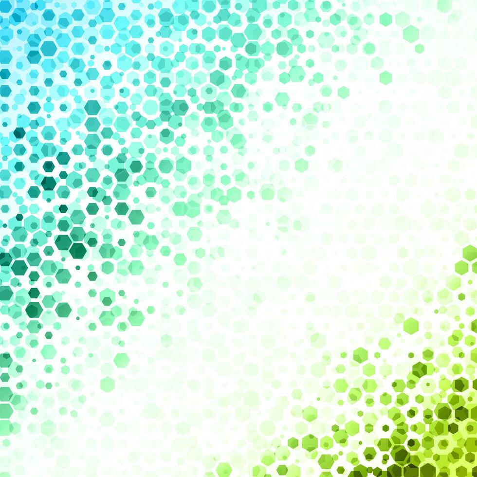 kleurrijk zeshoekig patroon Aan wit achtergrond vector