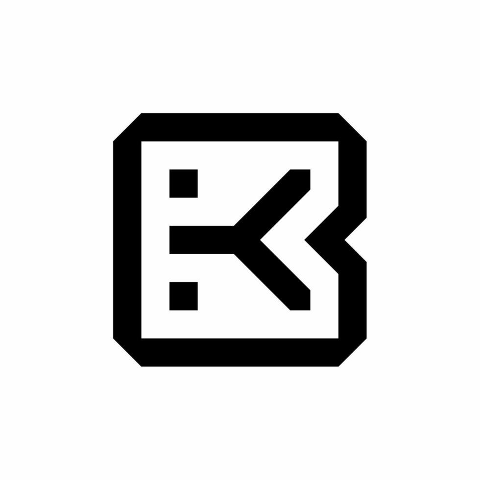 minimalistische brief k gemakkelijk logo sjabloon vector