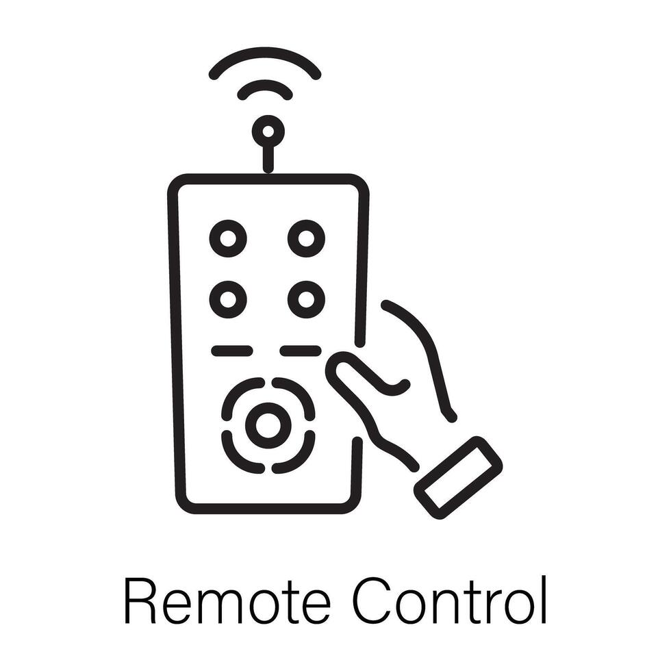 modieus afgelegen controle vector