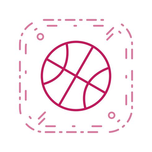 Basketbal pictogram vectorillustratie vector