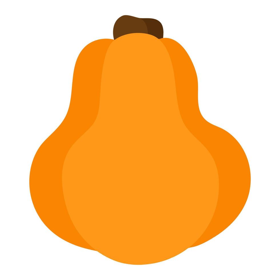 halloween jack-o-lantern rode kuri squash oranje pompoen. vector