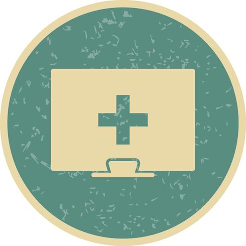 Vector Online medische Help-pictogram