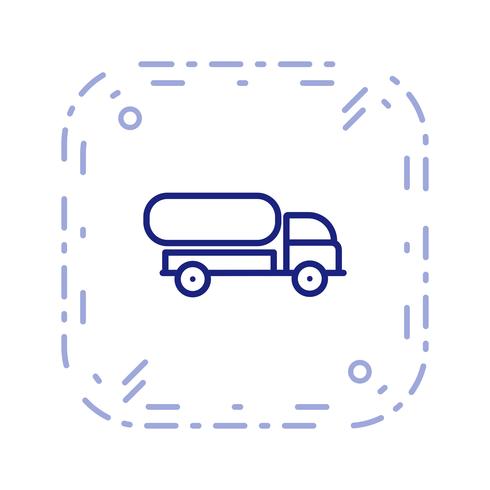 Vector tank vrachtwagen pictogram