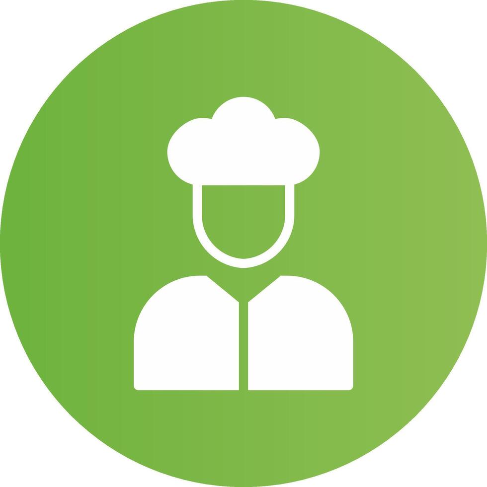 chef creatief icoon ontwerp vector