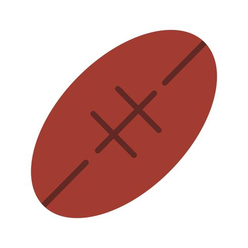 Rugby pictogram vectorillustratie vector