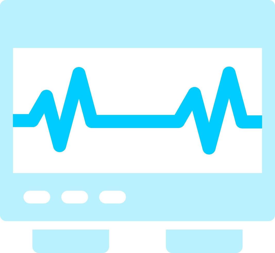 elektrocardiogram creatief icoon ontwerp vector