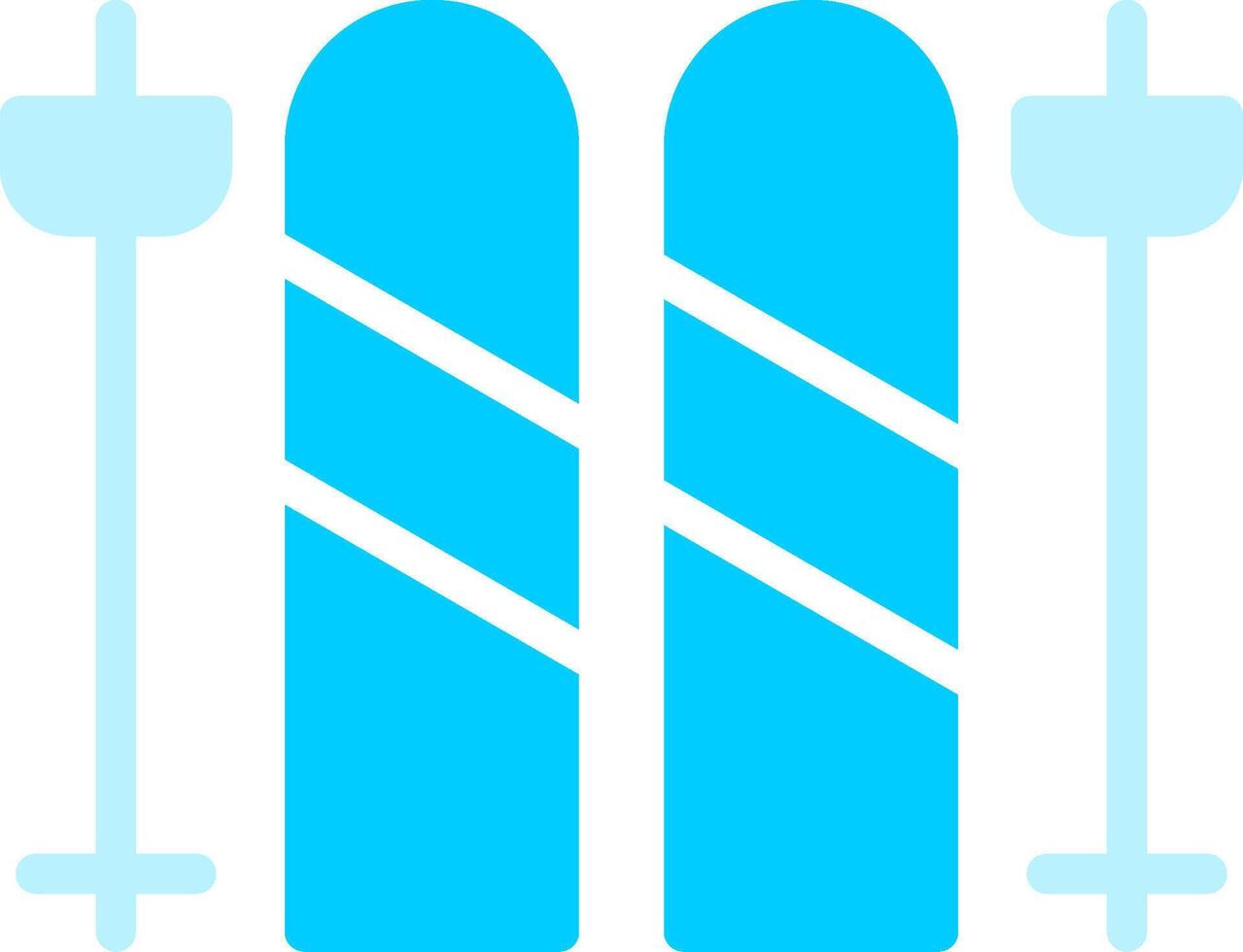 skis creatief icoon ontwerp vector