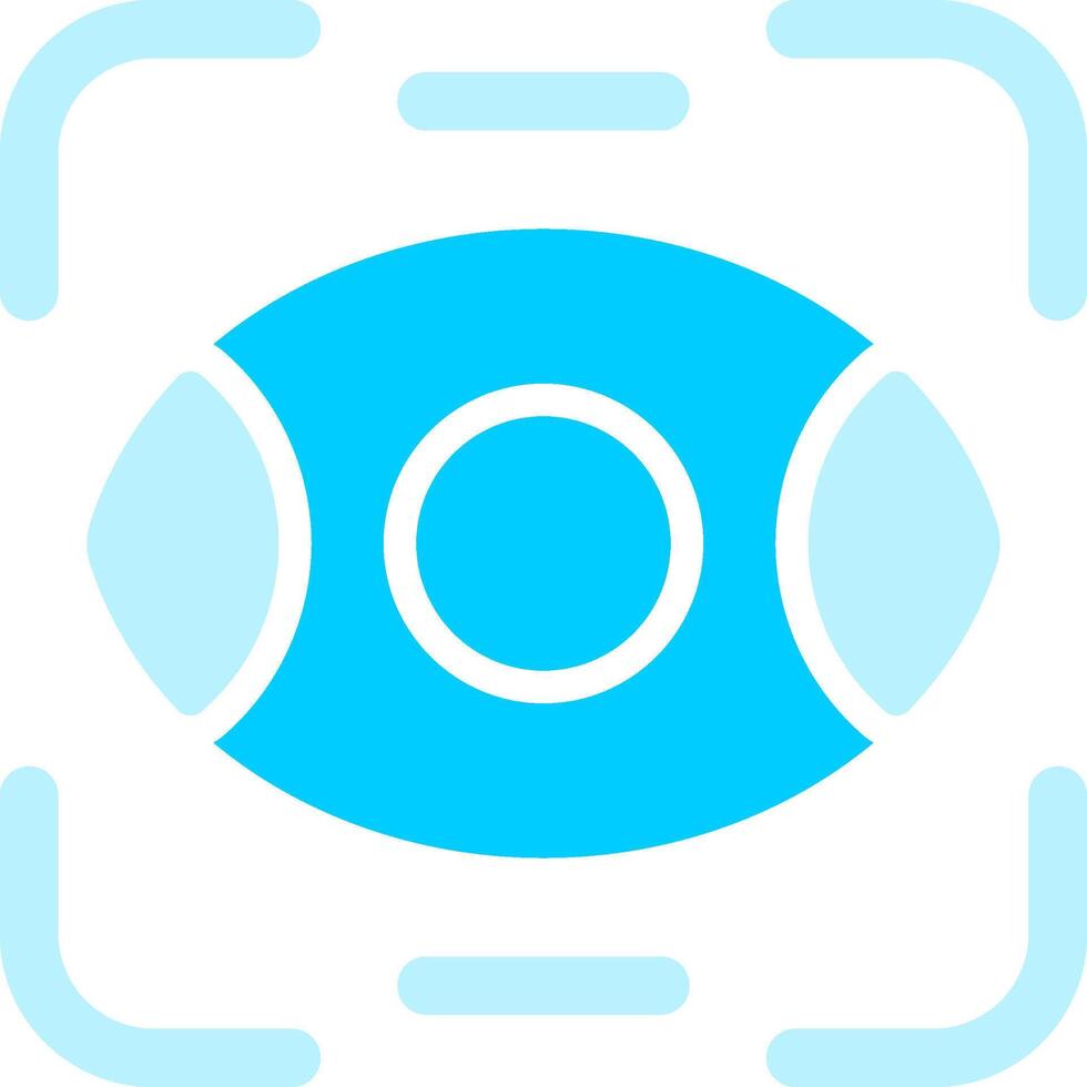 oog scanner creatief icoon ontwerp vector