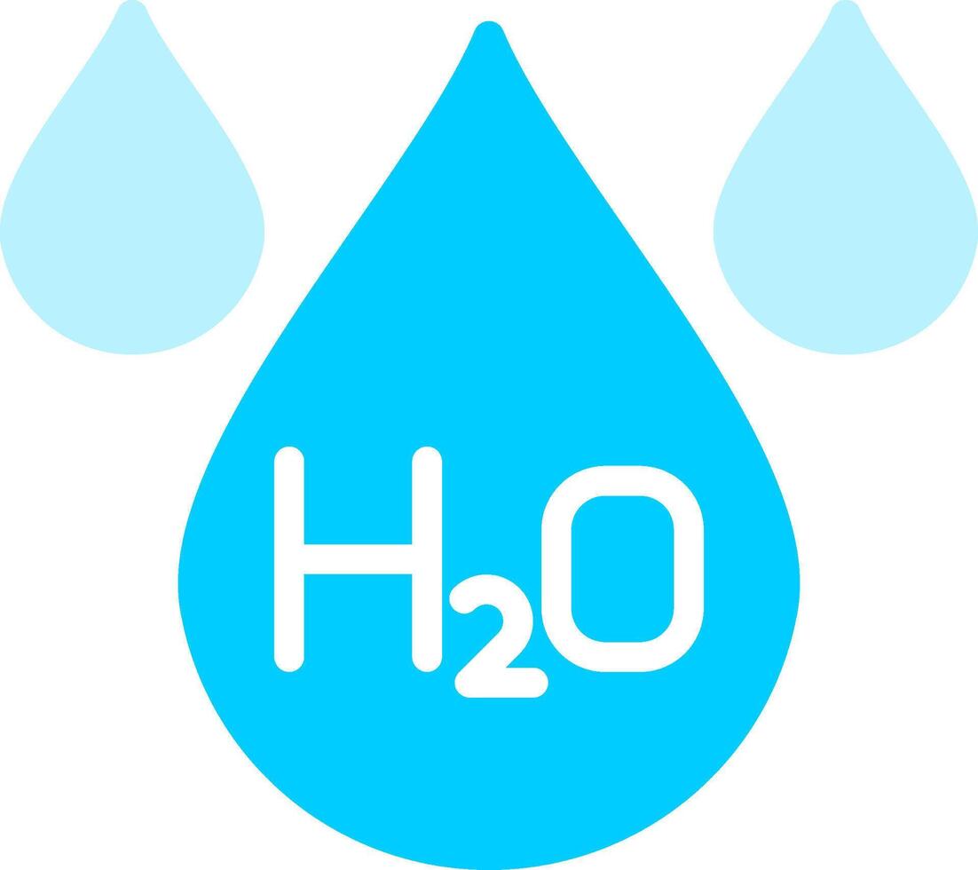 h2o creatief icoon ontwerp vector