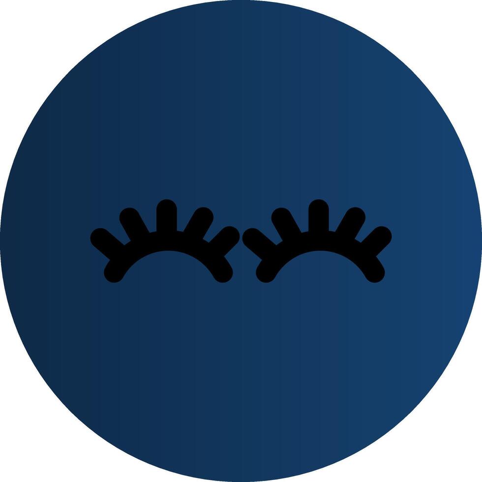 glyph blauw cirkel helling vector