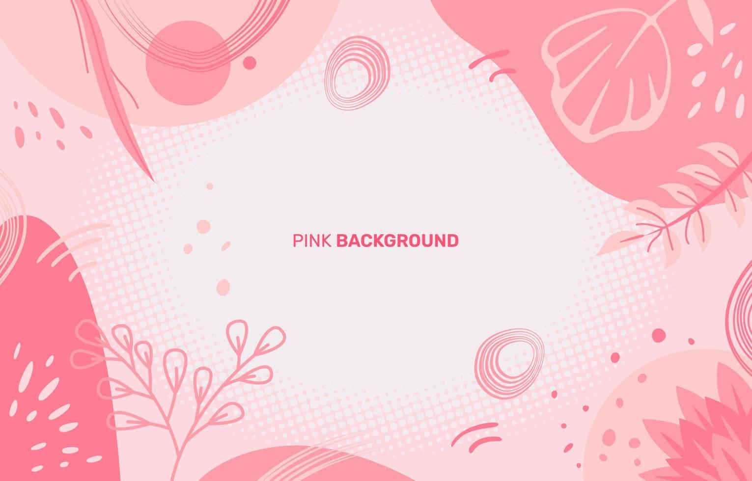esthetische roze achtergrond vector