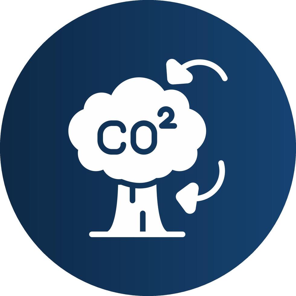 co2 creatief icoon ontwerp vector