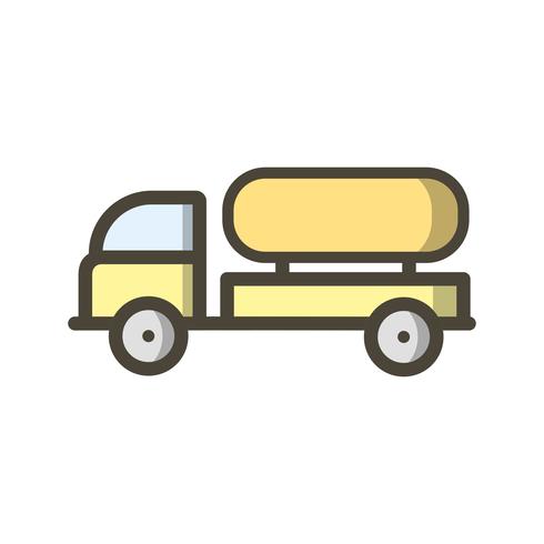 Vector tank vrachtwagen pictogram